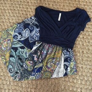 Gilli Midi Dress, Handkerchief Print, Women's XS/S